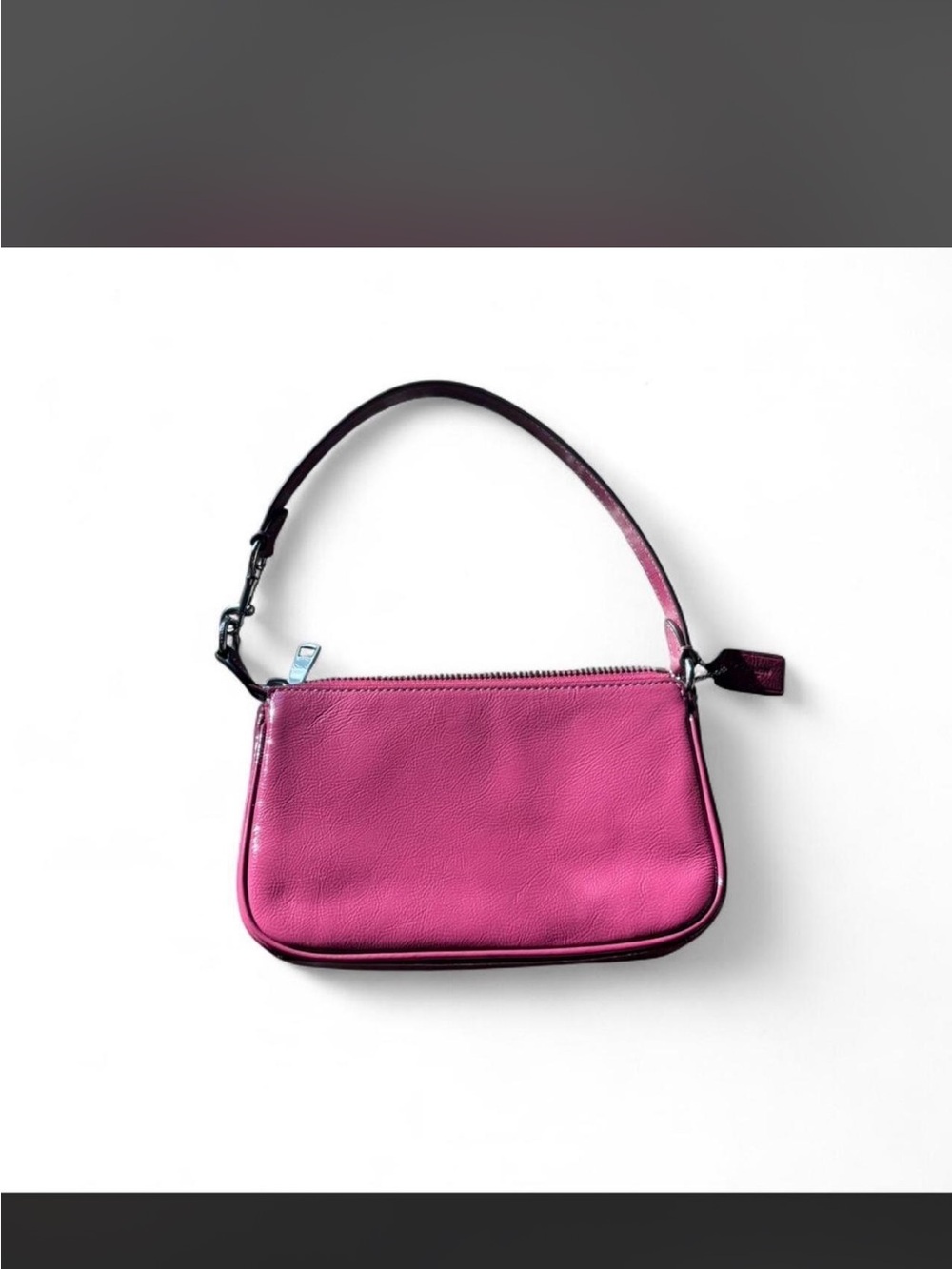 Coach Pink Leather Bag - Picture 2 of 3